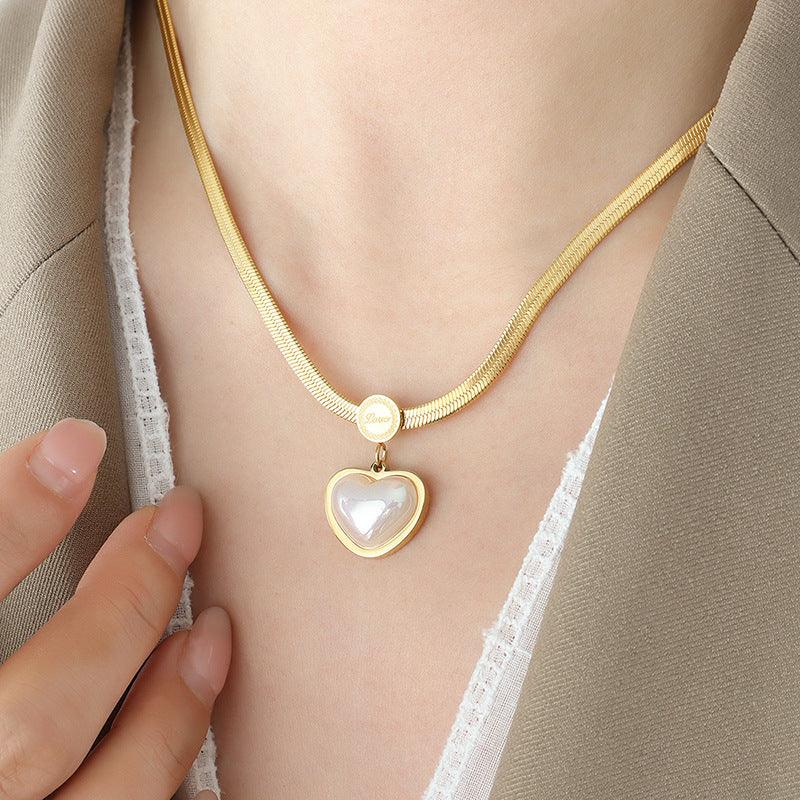 💥 EDICIÓN LIMITADA❗️  | Collar Corazón de Perla Oro