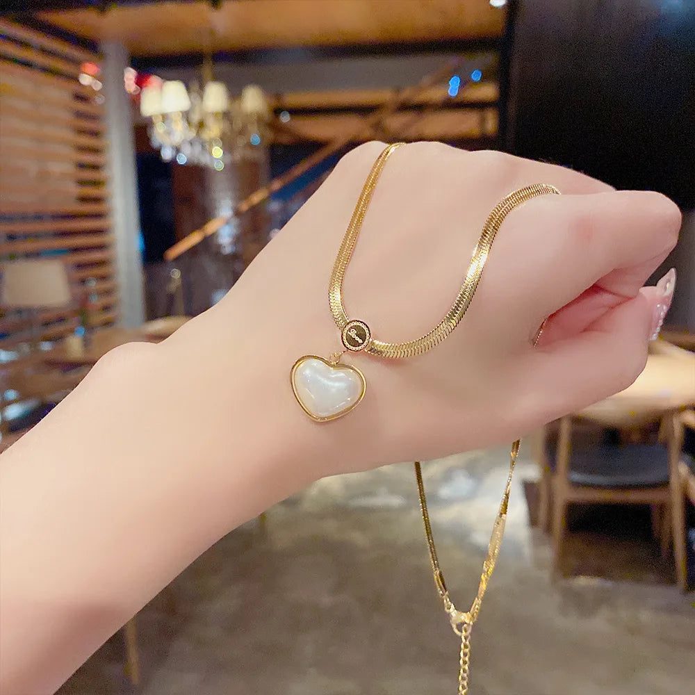 💥 EDICIÓN LIMITADA❗️  | Collar Corazón de Perla Oro