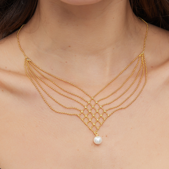 🔥 LANZAMIENTO EXCLUSIVO | Collar de perlas akoya doradas para Seducción💎