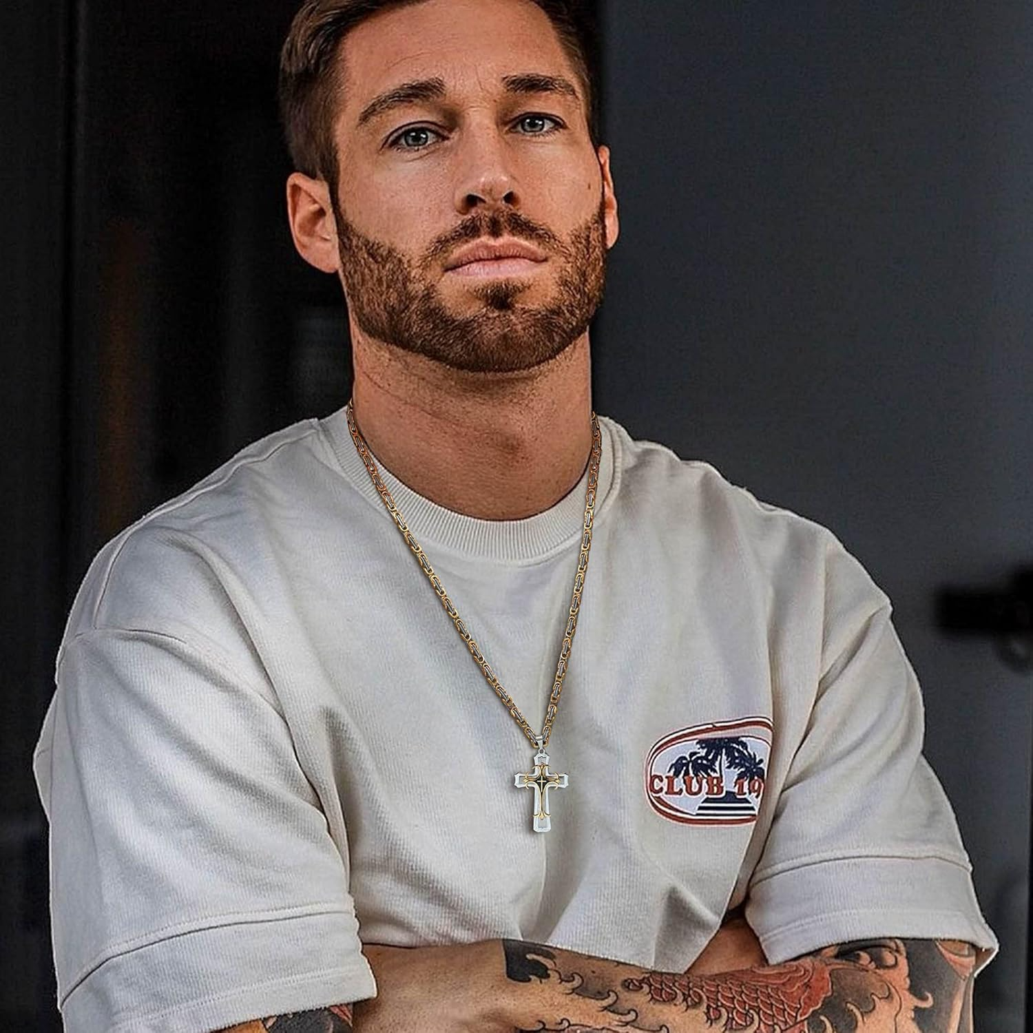 💥 EDICIÓN LIMITADA❗️  | Collar de cruz de Jesús de moda de lujo