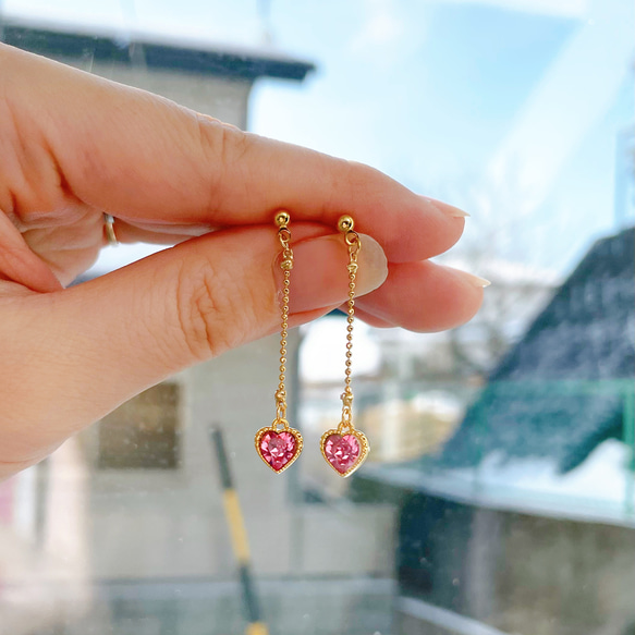 💥 EDICIÓN LIMITADA❗️  | Pendientes Tassel Corazón de Plata