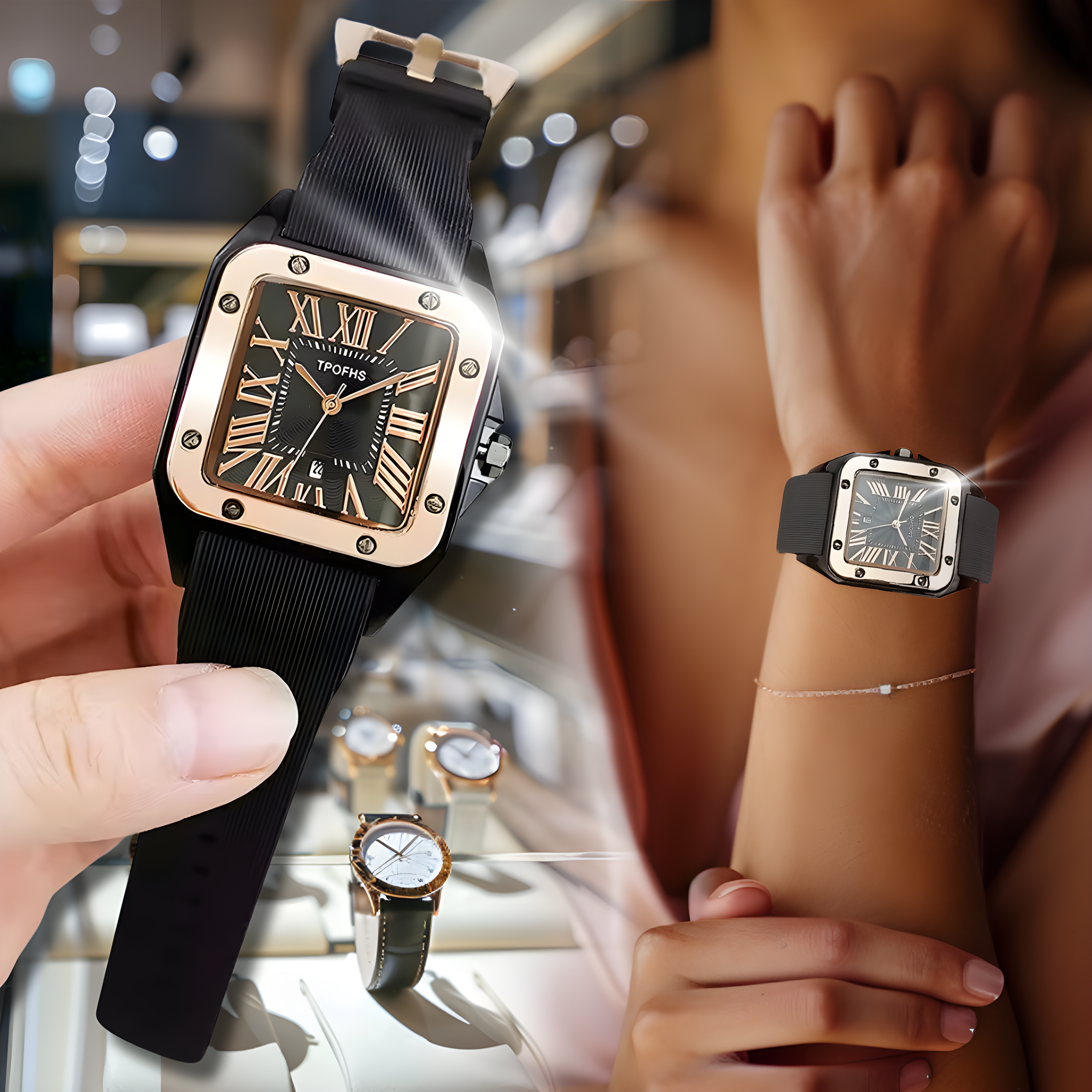 💥 EDICIÓN LIMITADA❗️  | Reloj de cuarzo cuadrado para hombre y mujer
