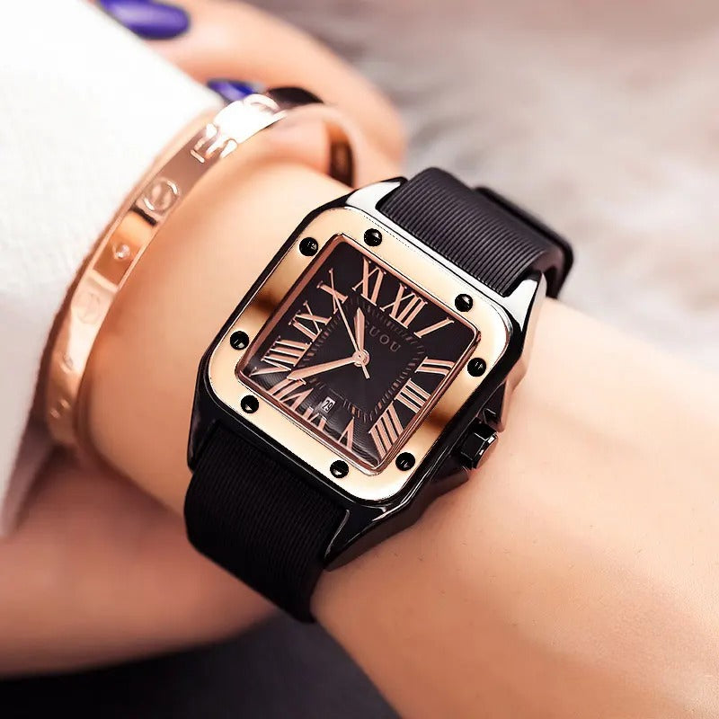 💥 EDICIÓN LIMITADA❗️  | Reloj de cuarzo cuadrado para hombre y mujer