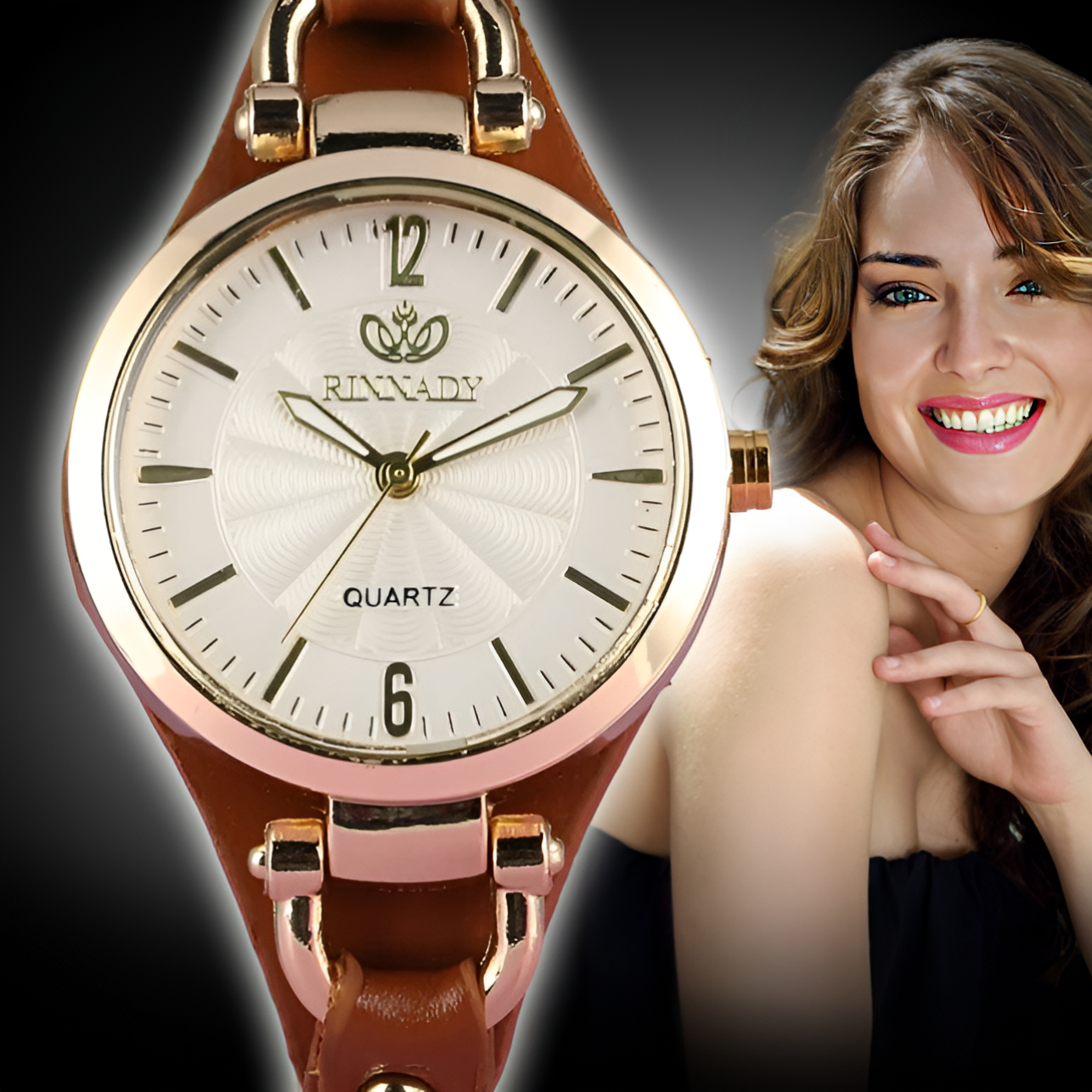 Reloj Elegance: Lujo remachado