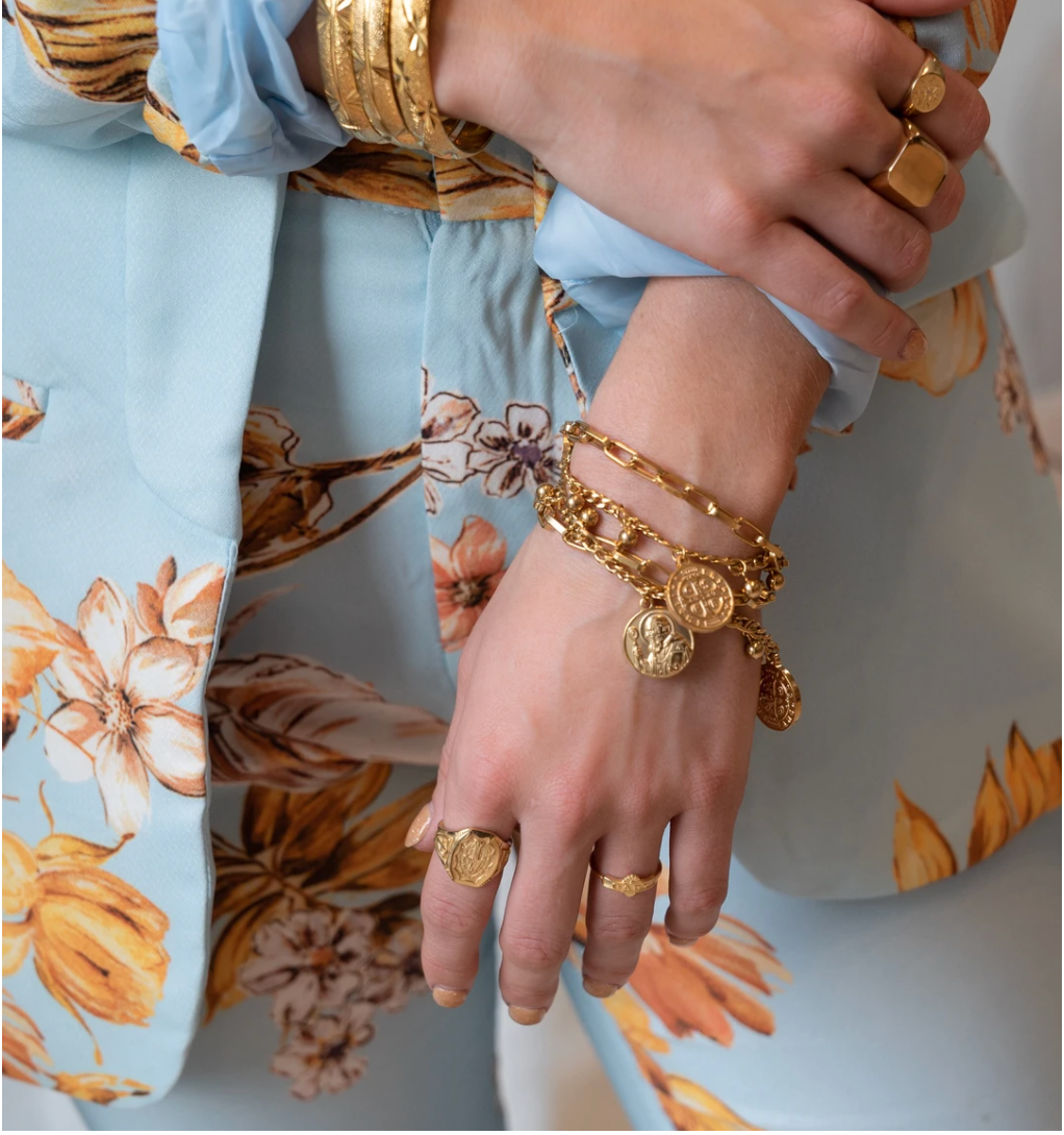 💥 EDICIÓN LIMITADA❗️  | Pulsera San Benito de Acero