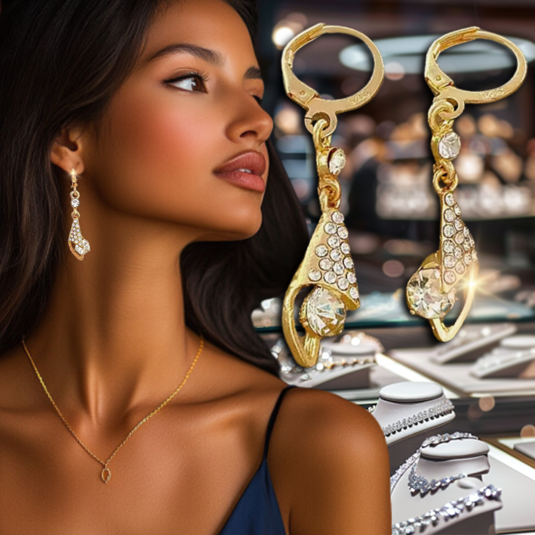 💥 EDICIÓN LIMITADA❗️  | Pendientes colgantes de aguamarina de talla princesa