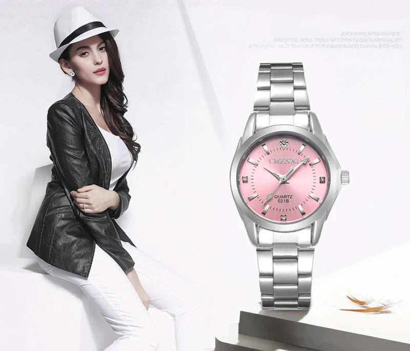 Reloj Elegance: Acero inoxidable Marvel