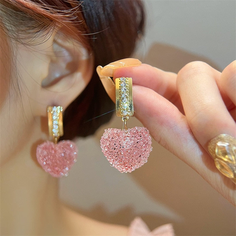 Pendientes Corazón Destello