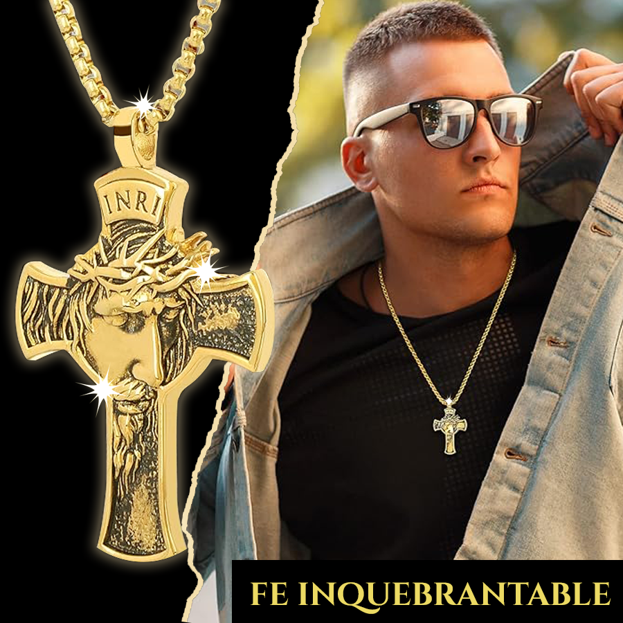 🔥LANZAMIENTO EXCLUSIVO | ⛪Jesucristo Crucifijo colgante collar ♱
